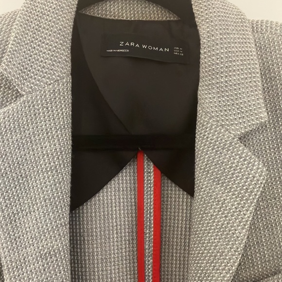 ZARA Grey Tailored Blazer - Picture 3 of 4